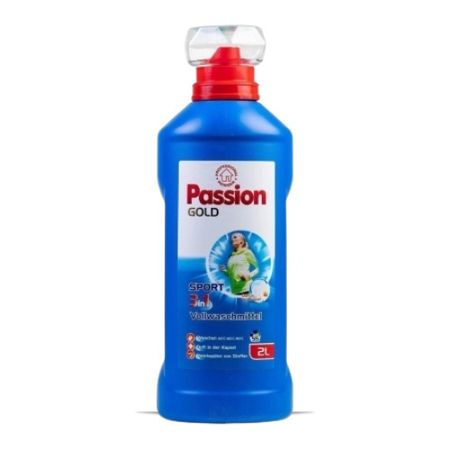 PASSION GOLD SPORT 3IN1 ŻEL DO PRANIA TKANIN SPORTOWYCH 55 PRAŃ 2L